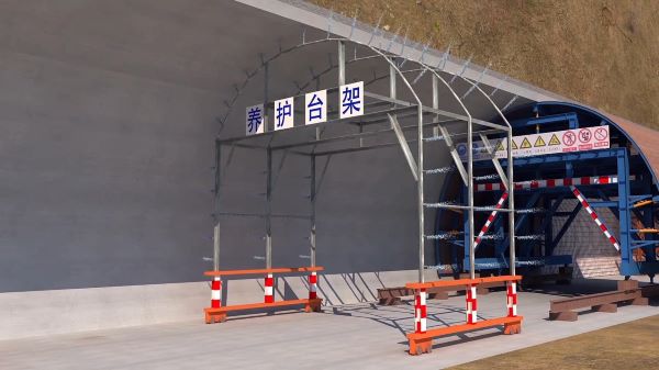 上甘岭区隧道施工动画制作公司 - 隧道施工工艺和施工方法 - 隧道施工汇报动画视频 - bim 工程施工动画